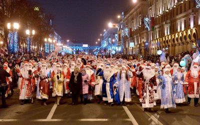 Перекрытие движения транспорта 20 декабря в связи с проведением праздничного шествия Дедов Морозов и Снегурочек!